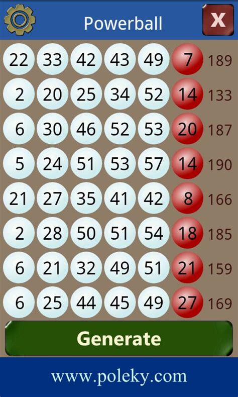 lotto winning numbers generator.